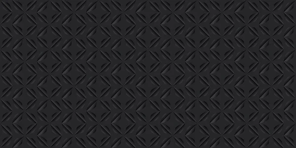 Diseño Abstracto Fondo Geométrico Negro Formas Poligonales — Vector de stock