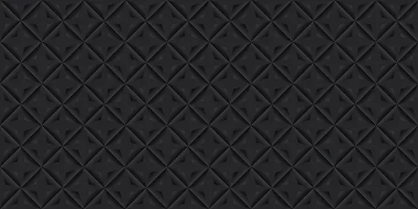 Abstrakte Schwarze Geometrische Hintergrundmuster Design Polygonale Formen — Stockvektor