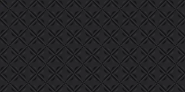 Abstrakte Schwarze Geometrische Hintergrundmuster Design Polygonale Formen — Stockvektor