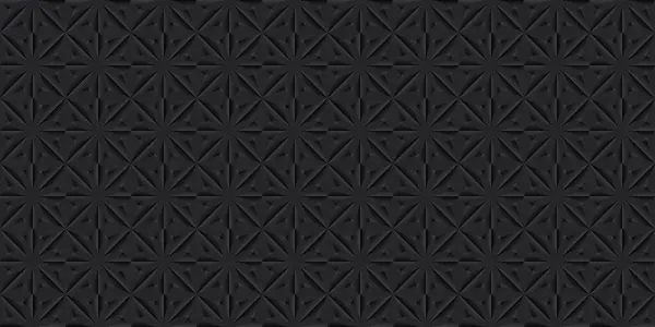 Diseño Abstracto Fondo Geométrico Negro Formas Poligonales — Archivo Imágenes Vectoriales