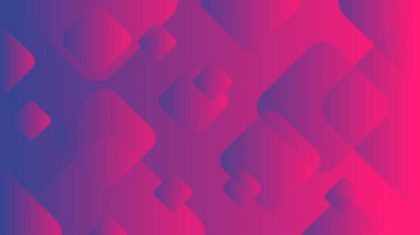 Broşür broşür broşürü için dikdörtgen çizgileri olan soyut mor ve kırmızı eğimli arkaplan şablon tasarımı