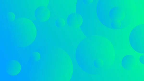 Grön Och Blå Abstrakt Cirkel Lutning Grafisk Bakgrund För Broschyr — Stock vektor