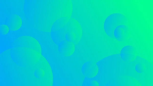 Gradient Cercle Abstrait Vert Bleu Fond Graphique Pour Conception Gabarit — Image vectorielle