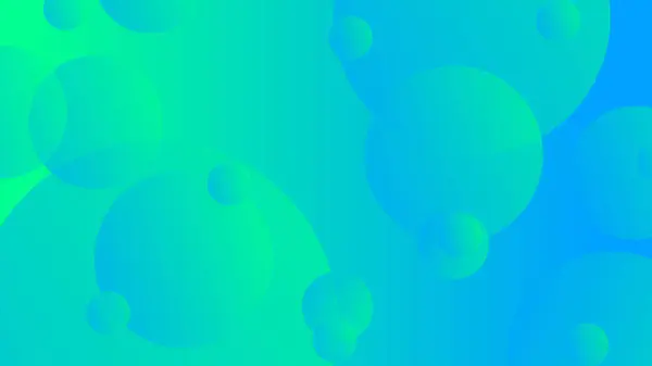 Gradient Cercle Abstrait Vert Bleu Fond Graphique Pour Conception Gabarit — Image vectorielle