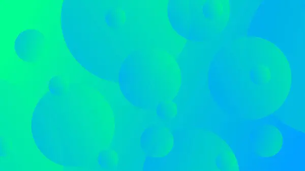 Fundo Gráfico Gradiente Círculo Abstrato Verde Azul Para Design Modelo — Vetor de Stock