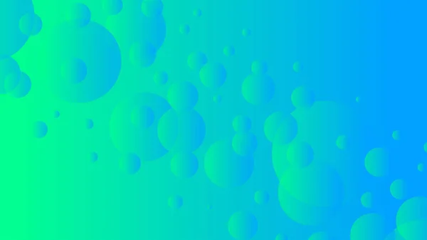 Grön Och Blå Abstrakt Cirkel Lutning Grafisk Bakgrund För Broschyr — Stock vektor