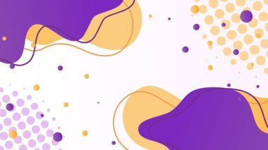 Broşür el ilanı şablonu için soyut gradyan dinamik sıvı arka plan tasarımını şekillendirir