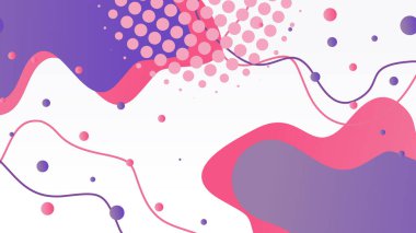 Broşür el ilanı şablonu için soyut gradyan dinamik sıvı arka plan tasarımını şekillendirir