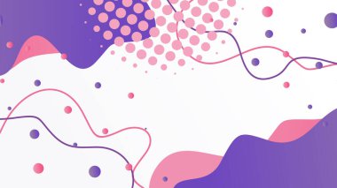 Broşür el ilanı şablonu için soyut gradyan dinamik sıvı arka plan tasarımını şekillendirir