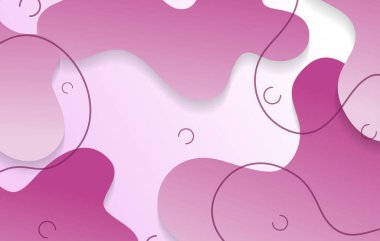 Broşür el ilanı şablonu için soyut gradyan dinamik sıvı arka plan tasarımını şekillendirir