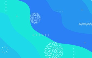 Broşür el ilanı şablonu için soyut gradyan dinamik sıvı arka plan tasarımını şekillendirir