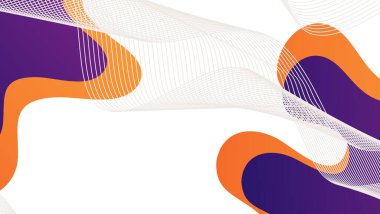 Soyut renkli geometrik arkaplan. Sıvı renk arkaplan tasarımı. Akışkan şekiller bileşimi