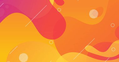 Renkli arka planı olan soyut sıvı dalga arkaplanı. Akışkan dalgalı şekiller tasarımı