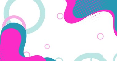 Renkli arka planı olan soyut sıvı dalga arkaplanı. Akışkan dalgalı şekiller tasarımı