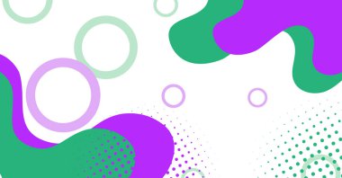 Renkli arka planı olan soyut sıvı dalga arkaplanı. Akışkan dalgalı şekiller tasarımı