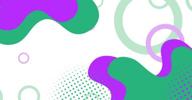 Renkli arka planı olan soyut sıvı dalga arkaplanı. Akışkan dalgalı şekiller tasarımı