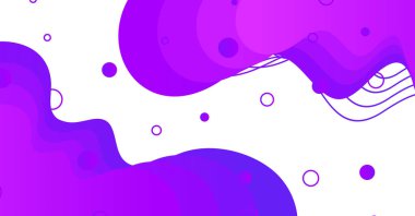 Renkli arka planı olan soyut sıvı dalga arkaplanı. Akışkan dalgalı şekiller tasarımı