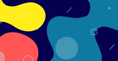 Soyut dinamik doku sıvı dalga renkli arkaplan tasarımı. Akışkan dalgalı şekiller tasarımı