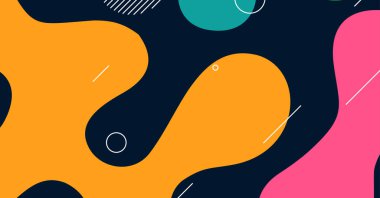 Soyut dinamik doku sıvı dalga renkli arkaplan tasarımı. Akışkan dalgalı şekiller tasarımı