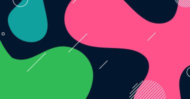 Soyut dinamik doku sıvı dalga renkli arkaplan tasarımı. Akışkan dalgalı şekiller tasarımı