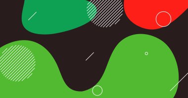 Soyut dinamik doku sıvı dalga renkli arkaplan tasarımı. Akışkan dalgalı şekiller tasarımı