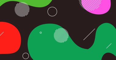 Soyut dinamik doku sıvı dalga renkli arkaplan tasarımı. Akışkan dalgalı şekiller tasarımı