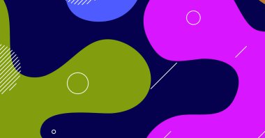 Soyut dinamik doku sıvı dalga renkli arkaplan tasarımı. Akışkan dalgalı şekiller tasarımı