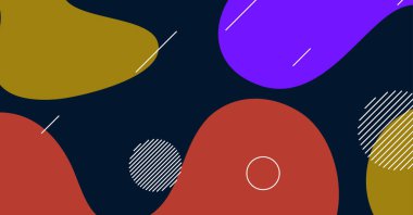 Soyut dinamik doku sıvı dalga renkli arkaplan tasarımı. Akışkan dalgalı şekiller tasarımı