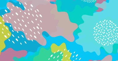 Geometrik şekil ve renge sahip soyut yaratıcı arkaplan. Modern vektör arkaplan tasarımı