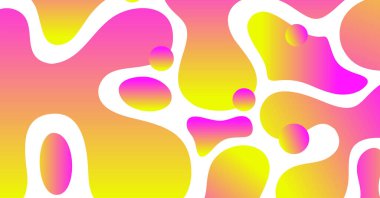 Renkli arka planı olan soyut sıvı dalga. Akışkan dalgalı şekiller tasarımı