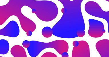 Renkli arka planı olan soyut sıvı dalga. Akışkan dalgalı şekiller tasarımı