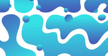 Renkli arka planı olan soyut sıvı dalga. Akışkan dalgalı şekiller tasarımı