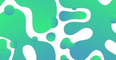 Renkli arka planı olan soyut sıvı dalga. Akışkan dalgalı şekiller tasarımı