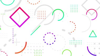 Minimum arka plan tasarımı ile serin geometrik. Posterler, afişler, ilanlar vs. için uygulanabilir