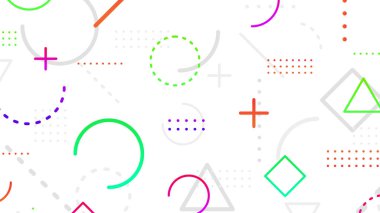 Minimum arka plan tasarımı ile serin geometrik. Posterler, afişler, ilanlar vs. için uygulanabilir