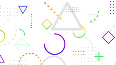 Minimum arka plan tasarımı ile serin geometrik. Posterler, afişler, ilanlar vs. için uygulanabilir