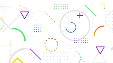 Minimum arka plan tasarımı ile serin geometrik. Posterler, afişler, ilanlar vs. için uygulanabilir