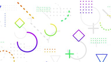 Minimum arka plan tasarımı ile serin geometrik. Posterler, afişler, ilanlar vs. için uygulanabilir