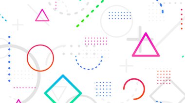 Minimum arka plan tasarımı ile serin geometrik. Posterler, afişler, ilanlar vs. için uygulanabilir