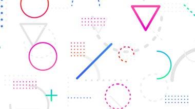 Minimum arka plan tasarımı ile serin geometrik. Posterler, afişler, ilanlar vs. için uygulanabilir