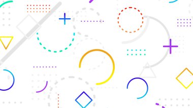 Minimum arka plan tasarımı ile serin geometrik. Posterler, afişler, ilanlar vs. için uygulanabilir