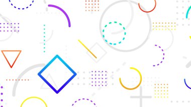 Minimum arka plan tasarımı ile serin geometrik. Posterler, afişler, ilanlar vs. için uygulanabilir