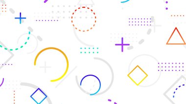 Minimum arka plan tasarımı ile serin geometrik. Posterler, afişler, ilanlar vs. için uygulanabilir