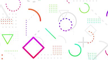 Minimum arka plan tasarımı ile serin geometrik. Posterler, afişler, ilanlar vs. için uygulanabilir