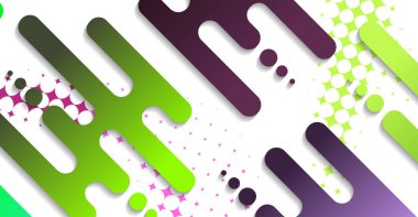 Soyut minimum geometrik şekil arkaplanı ve gradyanı. Dinamik şekiller bileşimi