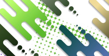 Soyut minimum geometrik şekil arkaplanı ve gradyanı. Dinamik şekiller bileşimi