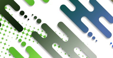 Soyut minimum geometrik şekil arkaplanı ve gradyanı. Dinamik şekiller bileşimi