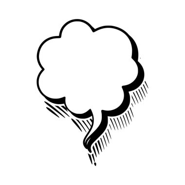 Zarif ana hatları gölgeleyen zarif sanat konuşma baloncukları. Çizgi roman, sosyal medya paylaşımları, reklamlar ve grafik tasarım projeleri için ideal.