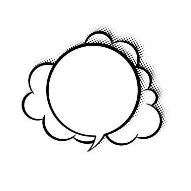 Zarif yarım tonlu gölgelerle güçlendirilmiş ince çizgili sanat konuşma balonları. Çizgi roman, sosyal medya paylaşımları, reklamlar ve grafik tasarım projeleri için ideal.