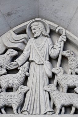 Aziz Joseph Kilisesi. Yüce İsa, iyi çoban. Cenevre. İsviçre. 